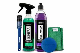 Kit Limpeza e Proteção Capota Marítima e Náutica Vonixx Sintra Fast + Restaurax + Acessórios