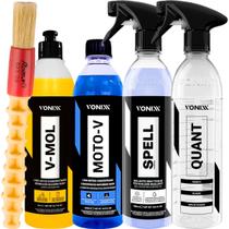 Kit Limpeza E Proteção V-mol Moto-v Spell Quant Vonixx