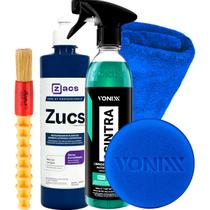 Kit Limpeza e Revitalização de Platicos Interno Externo Zucs Sintra Fast