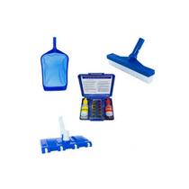 Kit limpeza e tratamento para piscinas vinil, fibra, alvenaria aspirador 8 rodas Kit limpeza e tratamento para piscinas vinil, fibra, alvenaria aspirador 8 rodas