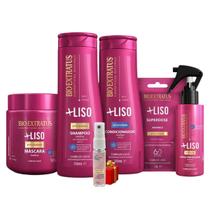 Kit Limpeza Eficaz Completo Mais Liso Bio Extratus + Presente Lourre 15ml