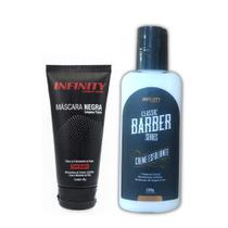 Kit Limpeza Facial Infinity Esfoliante + Máscara Negra