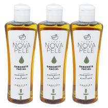Kit Limpeza Facial Profunda Sabonete Líquido Nova Pele