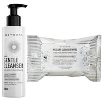 Kit Limpeza Facial Suave Beyoung Cleanser + Lenços Micelares