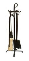 Kit Limpeza Ferramentas , Acessorios P/ Limpeza de Lareira Ferro Preto Pequeno
