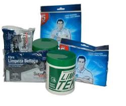 Kit Limpeza - Fibra De Aço + Limptek + Perfex = 2 De Cada