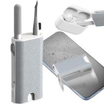Kit Limpeza Fones Celular Multi Função 5 em 1 com Spray de Limpeza Escova