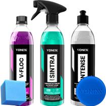 Kit Limpeza Interna Automotiva V-Floc Sintra Intense Vonixx