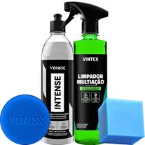 Kit Limpeza Interna limpador multiação Intense Renovador Plásticos Kit Limpeza Interna limpador multiação Intense Renovador Plásticos