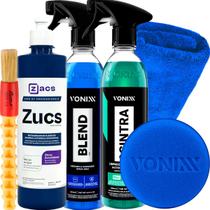 Kit Limpeza Lavagem e Revitalização Automotiva Sintra Fast Blend Spray Zucs Zacs