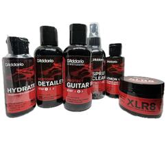 Kit Limpeza Manutenção Instrumentos Musicais Limpador D'Addario Kit Limpeza Manutenção Instrumentos Musicais Limpador D'Addario