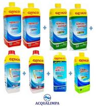 Kit limpeza manutenção piscina acqualimpa 1 - genco