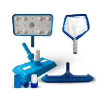 Kit Limpeza P Piscinas Aspirador 8 Esferas