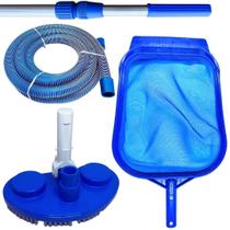 Kit Limpeza Para Piscina De Montar Mangueira 4M E Cabo De 2M