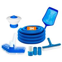 Kit Limpeza Para Piscinas Fibra Vinil Alvenaria