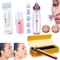 Kit Limpeza Pele Cuidado Facial Profissional Rejuvenescedor Kit Limpeza Pele Cuidado Facial Profissional Rejuvenescedor