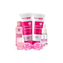 Kit Limpeza Pele Cuidado Facial Profissional Rosa Mosqueta