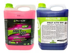 Kit Limpeza Pesada Casadinha Da Protelim Mult200 E Ativ 800