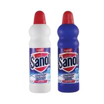 Kit Limpeza Pesada Original e Cloro Ativo Casa Sanol 500ml