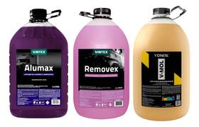 Kit Limpeza Pesada Removex 5l Alumax 5l V-mol 5l Vonixx