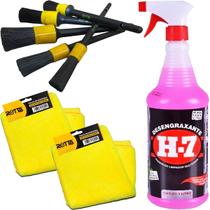 Kit Limpeza Pinceis d Higienização toalha de microfibra e H7 Kit Limpeza Pinceis d Higienização toalha de microfibra e H7
