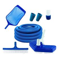 Kit Limpeza Piscina Aspirador Asa Delta Escova Mangueira 5m