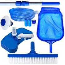 Kit Limpeza Piscina Mangueira Silicone 7Mt Cabo 2Mt Clorador Kit Limpeza Piscina Mangueira Silicone 7Mt Cabo 2Mt Clorador