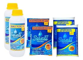 Kit Limpeza Piscinas 2 Sulfato+ 2 Barrilha+ 2 Clarificante - Suall Kit Limpeza Piscinas 2 Sulfato+ 2 Barrilha+ 2 Clarificante - Suall