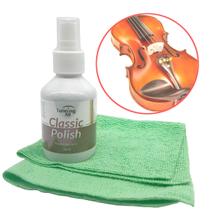 KIT Limpeza Polidor geral VIOLINOS VIOLAS + Pano microfibra KIT Limpeza Polidor geral VIOLINOS VIOLAS + Pano microfibra