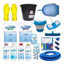 Kit Limpeza + Produtos Químicos P/Tratamento Completo