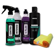 Kit Limpeza, Renovação e Proteção Automotiva Vonixx 5 Peças
