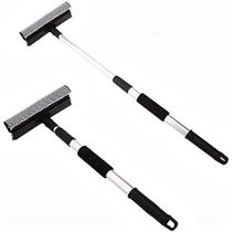 Kit Limpeza Rodo Mop Multiuso Duplaface Retrátil + 5 Panos de Microfibra de Alta Absorção