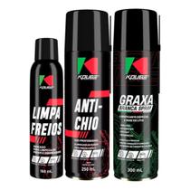 Kit Limpeza Ruido Antichio Limpa Freios Graxa Branca Koube