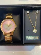 Kit lince relógio e semi joia