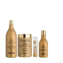 Kit Line Golden Shampoo + Máscara + Cond + Óleo 1Kg Dyusar Kit Line Golden Shampoo + Máscara + Cond + Óleo 1Kg Dyusar