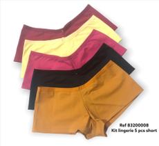 kit lingerie 5 peças short kit lingerie 5 peças short