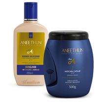 Kit Linha A Aneethun Creme de Silicone 250ml e Máscara 500g
