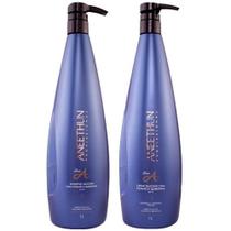 Kit Linha A Aneethun - Shampoo E Creme De Silicone - 1l Kit Linha A Aneethun - Shampoo E Creme De Silicone - 1l