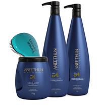 Kit Linha A Profissional Aneethun Litro E Escova Magica Bys Kit Linha A Profissional Aneethun Litro E Escova Magica Bys