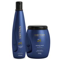 Kit Linha A Shampoo 300ml + Mascara 500g Aneethun Hidratação