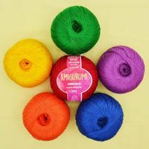 Kit Linha Amigurumi Tons Vibrantes - 6 Cores