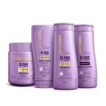 Kit Linha Blond Cabelos Loiros Bio Extratus 250ml