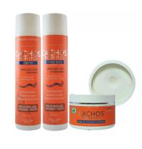 Kit Linha Cachos Perfeitos - Sh. 300ml / Cond. 300g / Creme 250g / S'ollér Brasil