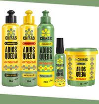 Kit Linha Completa Antiqueda Chikas Adios Queda 300ml