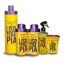 Kit Linha Completa Hidralize Progressiva Profissional Lisoterapia + Sh Condicionador + Reconstrução
