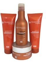 Kit Linha Desmaia Fio Diamante Profissional