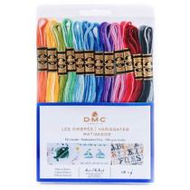 Kit Linha DMC Mouliné Spécial 12 Cores - Cores Matizadas