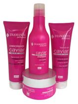 Kit Linha Extrato de Caviar Diamante Profissional Kit Linha Extrato de Caviar Diamante Profissional