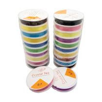 Kit Linha Fio Silicone Colorido 0,7mm 10un 10m 75g Kit Linha Fio Silicone Colorido 0,7mm 10un 10m 75g