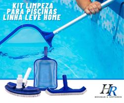 Kit Linha Leve Home Brustec Para Piscinas de Pequeno Porte